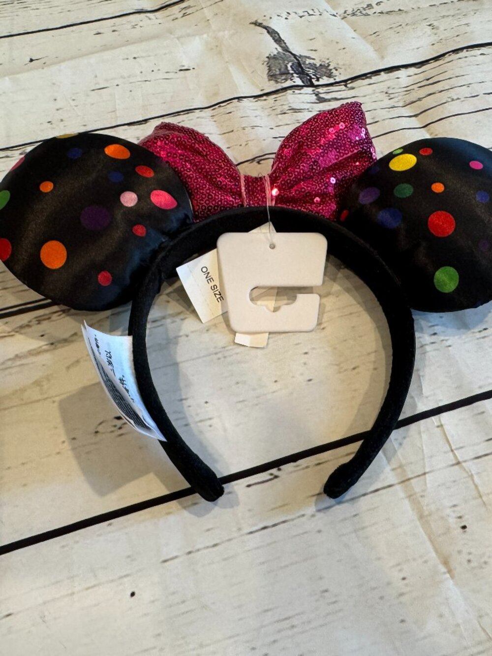 Disney Parks Minnie Mouse Rock the Dots Headband